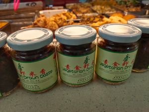 Vegetarian prawn paste at Mi Le Vegetarian 弥乐素食 in Central Singapore