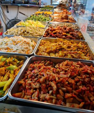 Today's dishes ~ 7/3/22 at Mi Le Vegetarian 弥乐素食 in Central Singapore