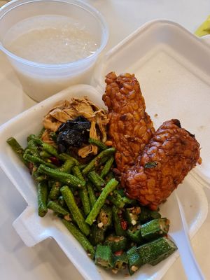 $4.70 lunch ~ 18/3/22 at Mi Le Vegetarian 弥乐素食 in Central Singapore