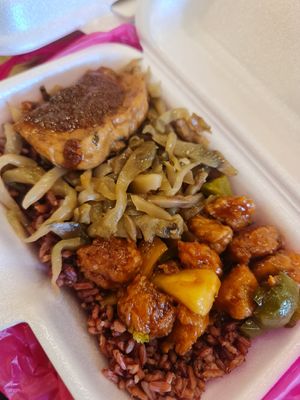 $3 Brown Rice ~ 22/2/23 at Mi Le Vegetarian 弥乐素食 in Central Singapore