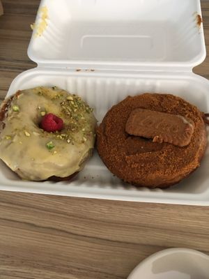 Raspberry passion fruit/ lotus at The Bagelry  in Liverpool