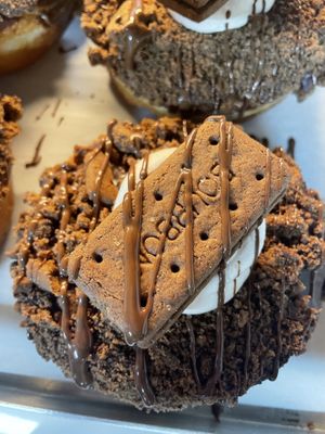 Bourbon donut   at The Bagelry  in Liverpool