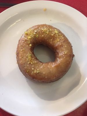 Mini glazed vegan doughnut at The Bagelry  in Liverpool