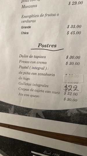 Los postres   at Elihir in Mexico City