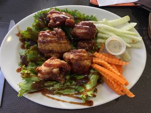 Alitas de coliflor   at Elihir in Mexico City