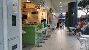 shop front at Vgan Cafe in East Singapore