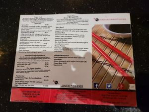 Vegan side of the menu 😋 at Fusion Restaurant and Bar in Riverside