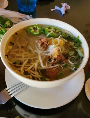 Beef pho at Fusion Restaurant and Bar in Riverside