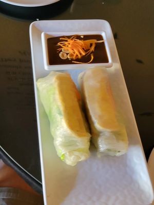 Spring rolls at Fusion Restaurant and Bar in Riverside