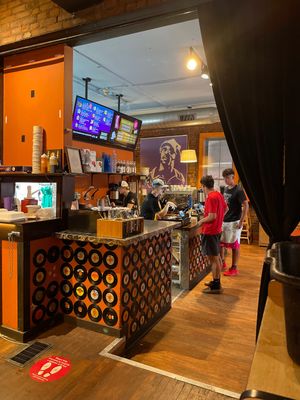 Pay at counter  at Funk N Waffles in Syracuse