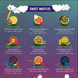 sweet waffles #1 at Funk N Waffles in Syracuse