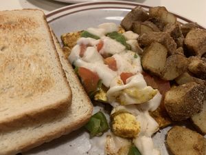 Tofu scramble   at Funk N Waffles in Syracuse