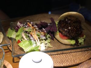 Sesame Burger at Sage in Ubud