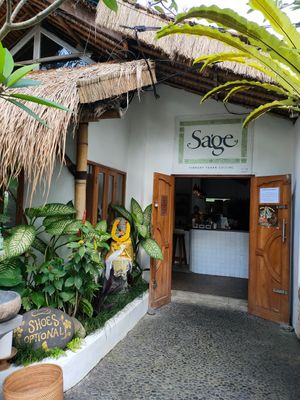 Outside at Sage in Ubud