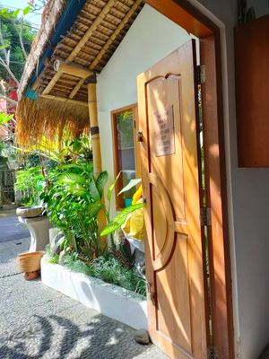 "we love animals but they are not allowed inside" at Sage in Ubud