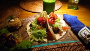 jackfruit asada tacos at Sage in Ubud