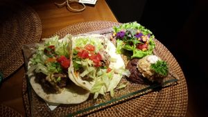 Jackfruit tacos at Sage in Ubud