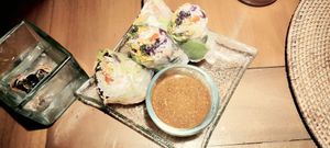 Summer rolls at Sage in Ubud