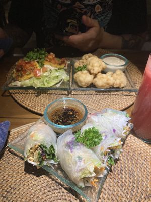Summer rolls  at Sage in Ubud