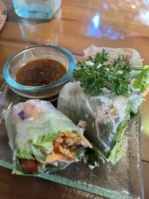 Summer rolls   at Sage in Ubud
