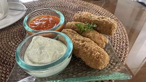 Tempeh buffalo wings  #Veganuary at Sage in Ubud
