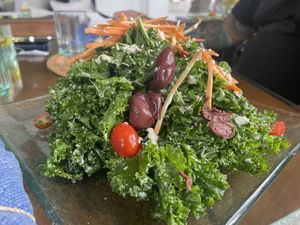 Large kale salad  at Sage in Ubud