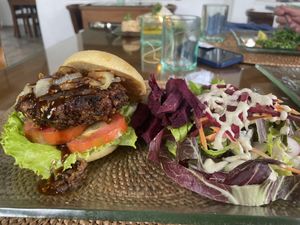 Hula Burger  at Sage in Ubud