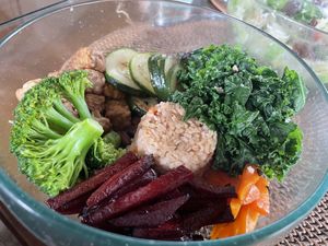 Vibrant bowl  at Sage in Ubud