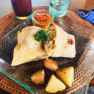 Breaky burrito   at Sage in Ubud