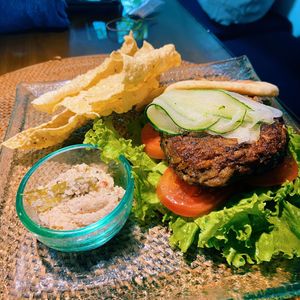 Bombay burger  at Sage in Ubud