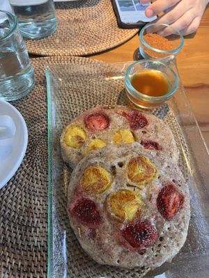 Gluten free pancakes   at Sage in Ubud