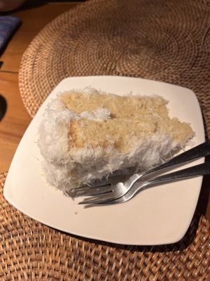 Coconut cake  at Sage in Ubud