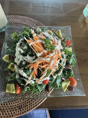 Large kale salad with avocado   at Sage in Ubud