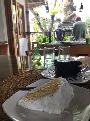 Coconut cake / Chocolate cake at Sage in Ubud