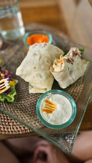 Jackfruit wrap at Sage in Ubud