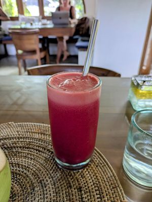 Purple Rain Juice at Sage in Ubud