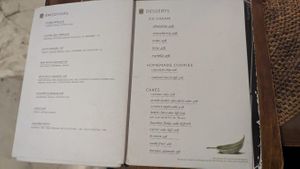 Menu May 2025 at Sage in Ubud