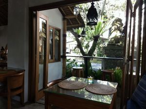 super cute sitting area at Sage in Ubud