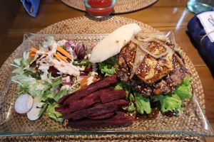  Hula burger  at Sage in Ubud