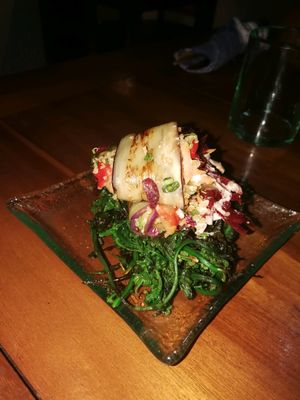 stuffed eggplant  at Sage in Ubud