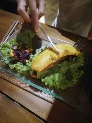sandwich (forgot the name) with cashew cheese sauce at Sage in Ubud