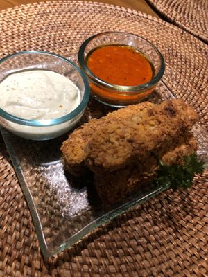 Tempeh buffalo wings at Sage in Ubud