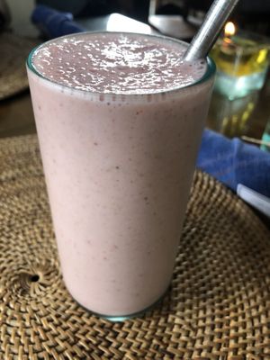 Strawberry shake  at Sage in Ubud