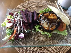 Lovely Burger  at Sage in Ubud