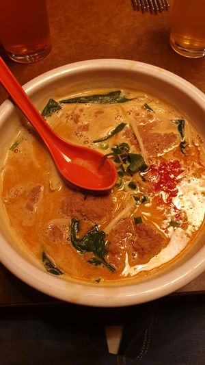 Tantanmem Ramen with Beyomd Meat at MoschMosch in Darmstadt