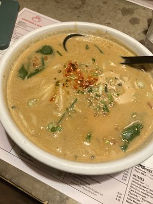 creamy ramen  at MoschMosch in Darmstadt