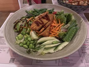 Salad with extra tempeh  at MoschMosch in Darmstadt