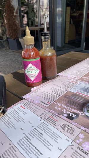 Leckere Saucen 🤤  at MoschMosch in Darmstadt