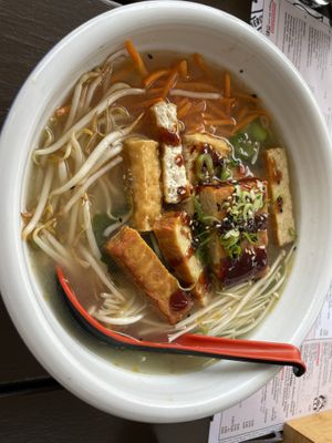 Ramen: Frühlingserwachen with extra tempeh  at MoschMosch in Darmstadt