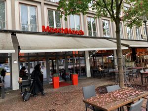 outside at MoschMosch in Darmstadt